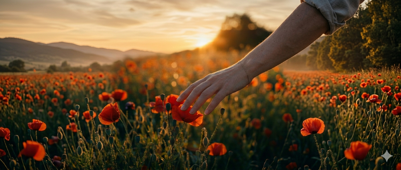 mano e papaveri