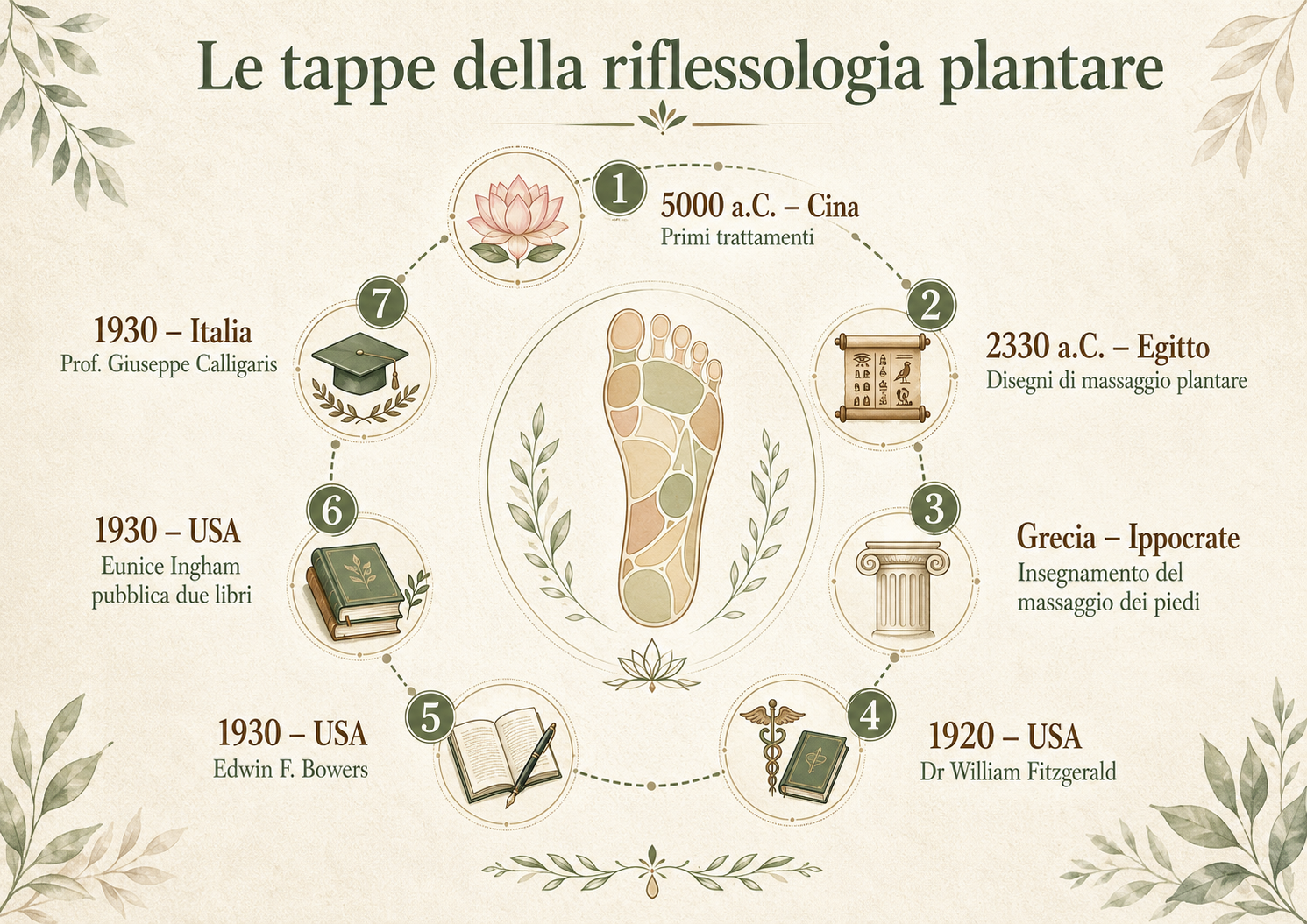 riflessologia plantare:la storia