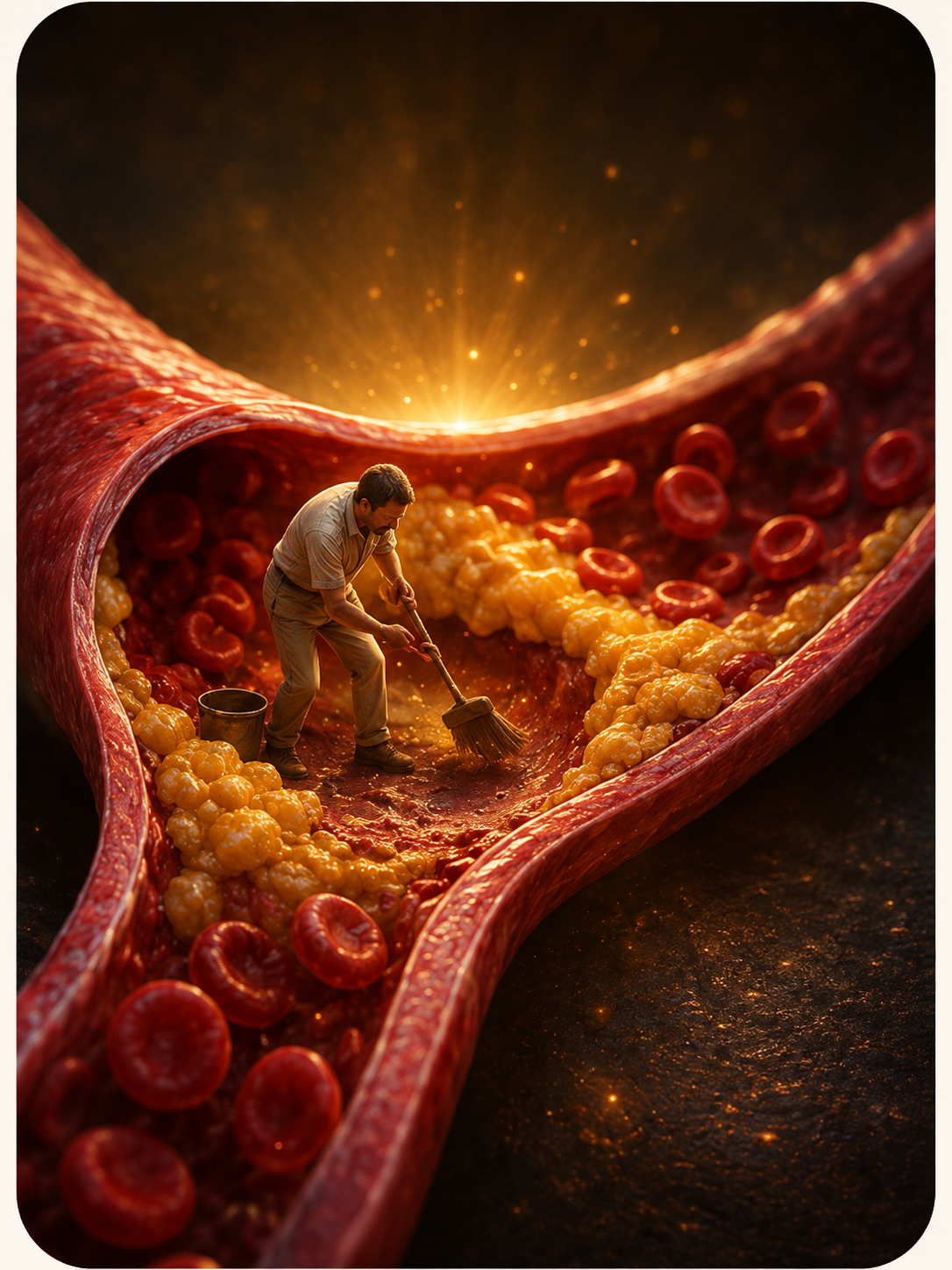 Colesterolo e accumulo lipidico nelle arterie