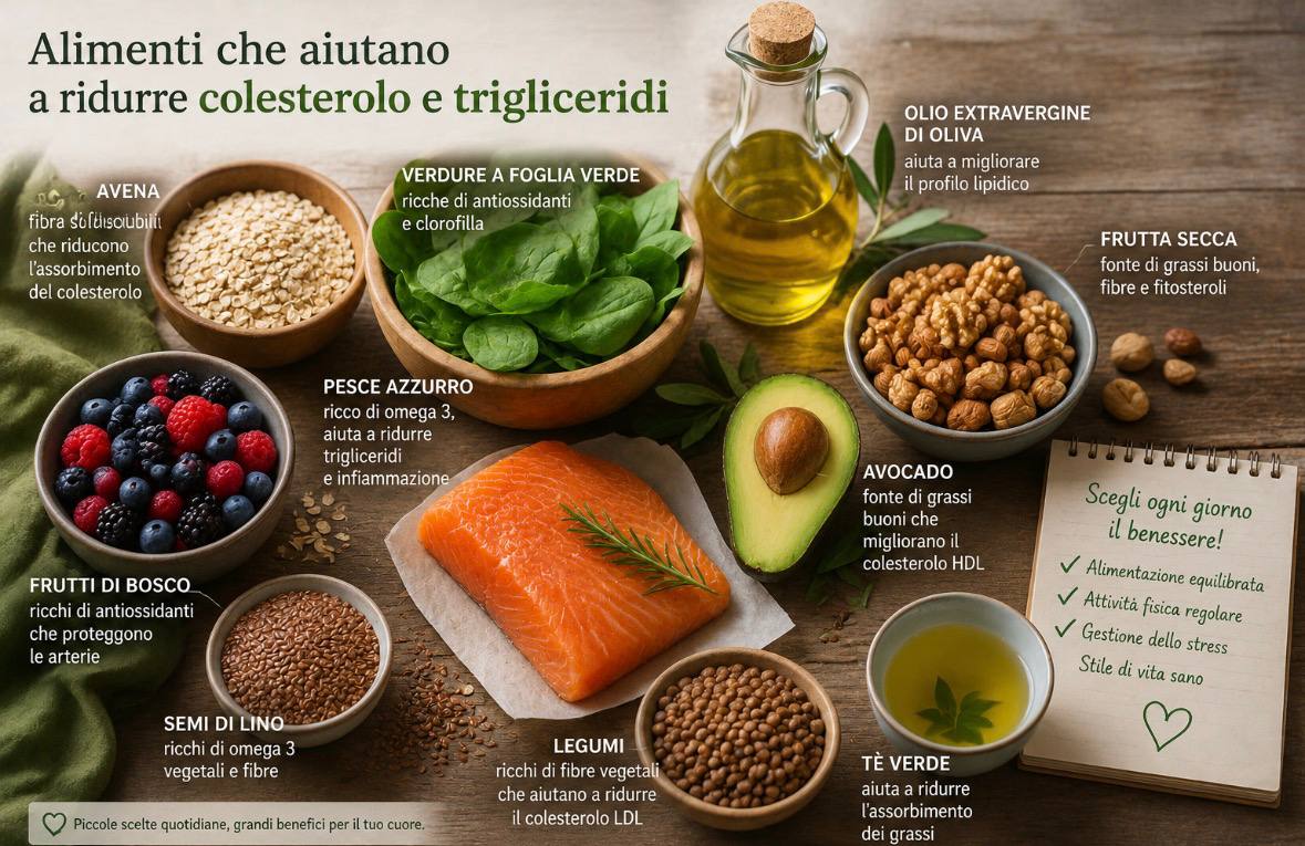 Trigliceridi colesterolo e benessere metabolico